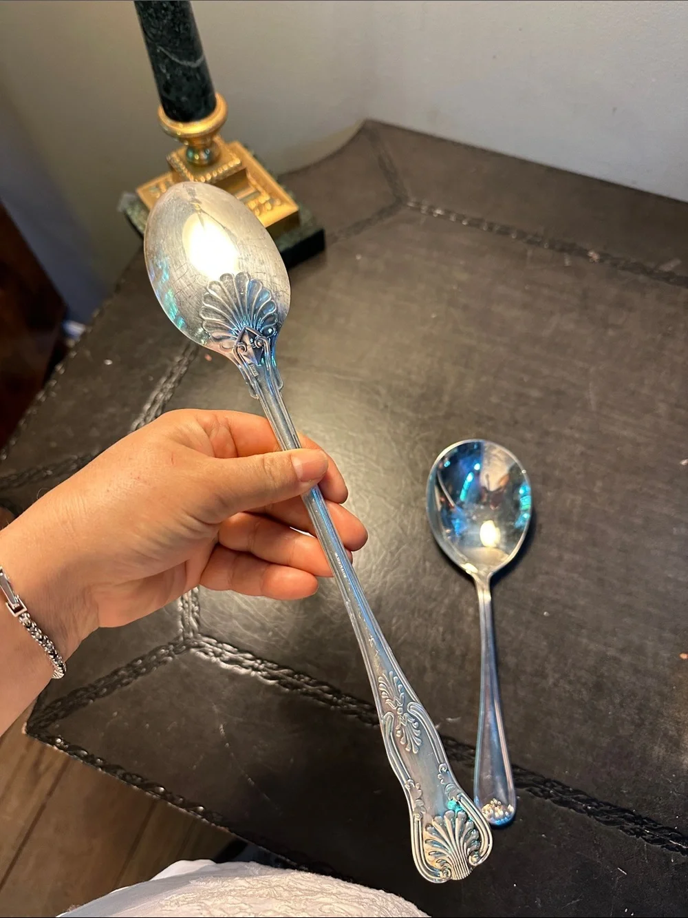 Silver plated Serving Spoons - Classic Ornate and Plain Designs made in Italy 🇮🇹